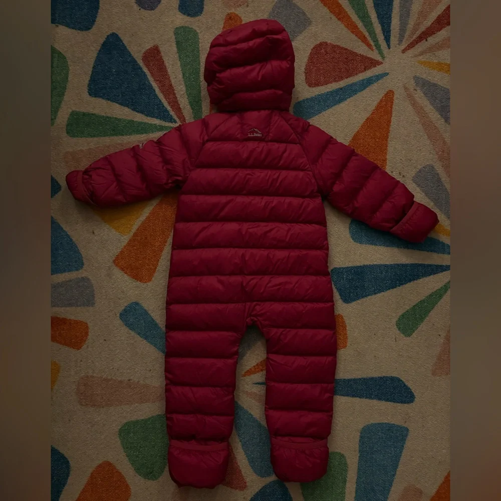 LL Bean Ultralight 650 Down Infant Bunting 12-18M - Picture 2 of 3